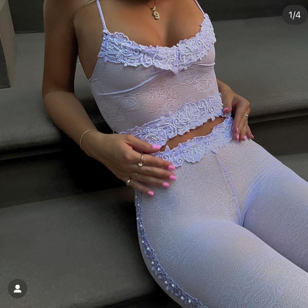 Boys lie x Yung Reaper Lace set in Purple